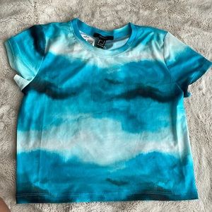 Forever 21, sheer crop top. Size L